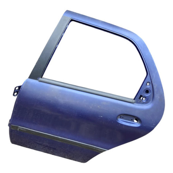 Porta Traseira Esquerda Fiat Palio Weekend Stile 2000 2003 Traseira Esquerdo Azul