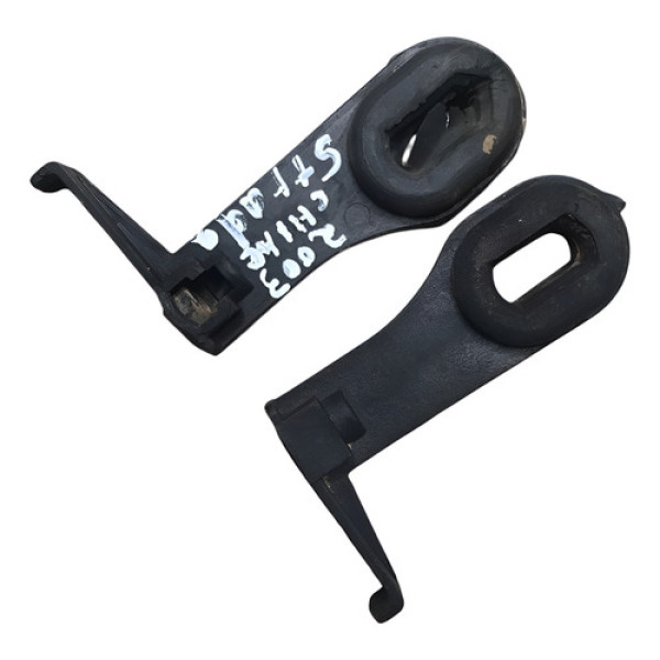 Par Suporte Fixação Radiador Strada Fire 1.3 51766828 2003 Preto