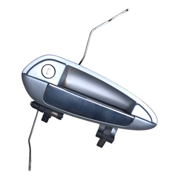 Maçaneta Externa Dianteira Esquerda Fiat Linea 100209011 13 Prateado Dianteira