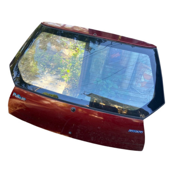 Tampa Traseira Porta Malas Fiat Palio Ed 1998 1999 2000 01 Vermelho