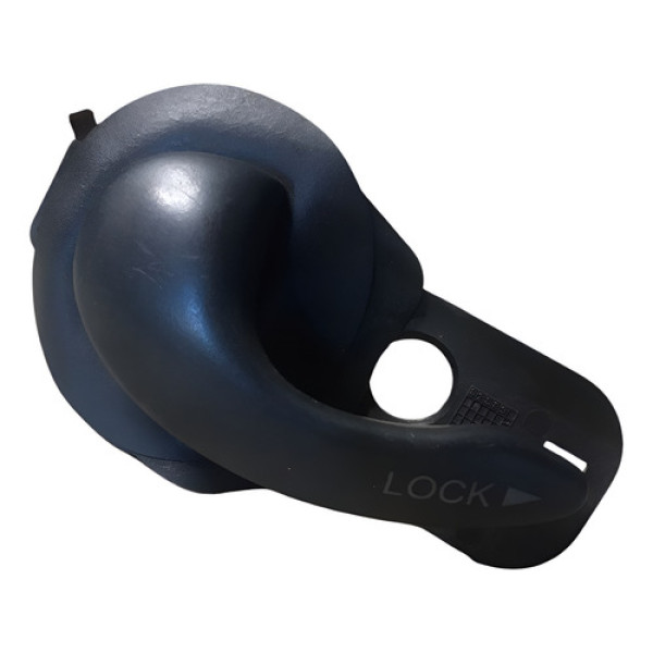 Puxador Interior Porta Lado Direito Fiat Strada Fire 2003 Preto Dianteira