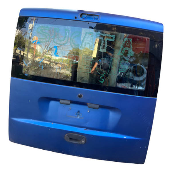 Tampa Traseira Porta Malas Fiat Doblo 2004 2005 2006 2007 Azul