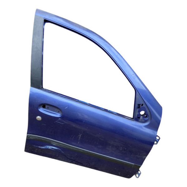 Porta Dianteira Direita Fiat Palio Weekend 2000 2001 2002 Dianteira Direito Azul
