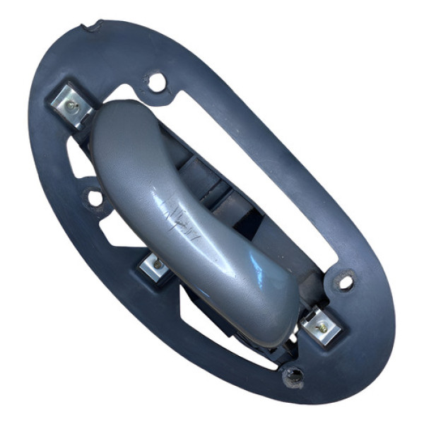 Maçaneta Interna Dianteira Direita Fiat Stilo 2004 2005 2006 Prateado Dianteira