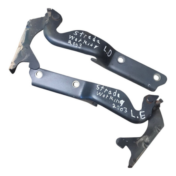 Par Dobradiça Do Capô Fiat Strada Fire 1.3  2003 2004 2005