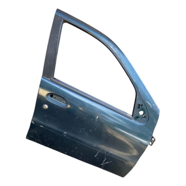 Porta Dianteira Direita Fiat Palio Weekend 2003 2004 2005 06 Dianteira Direito Azul
